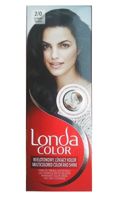 Londacolor hajfest�k 2/0 fekete /r�gi 11-es/